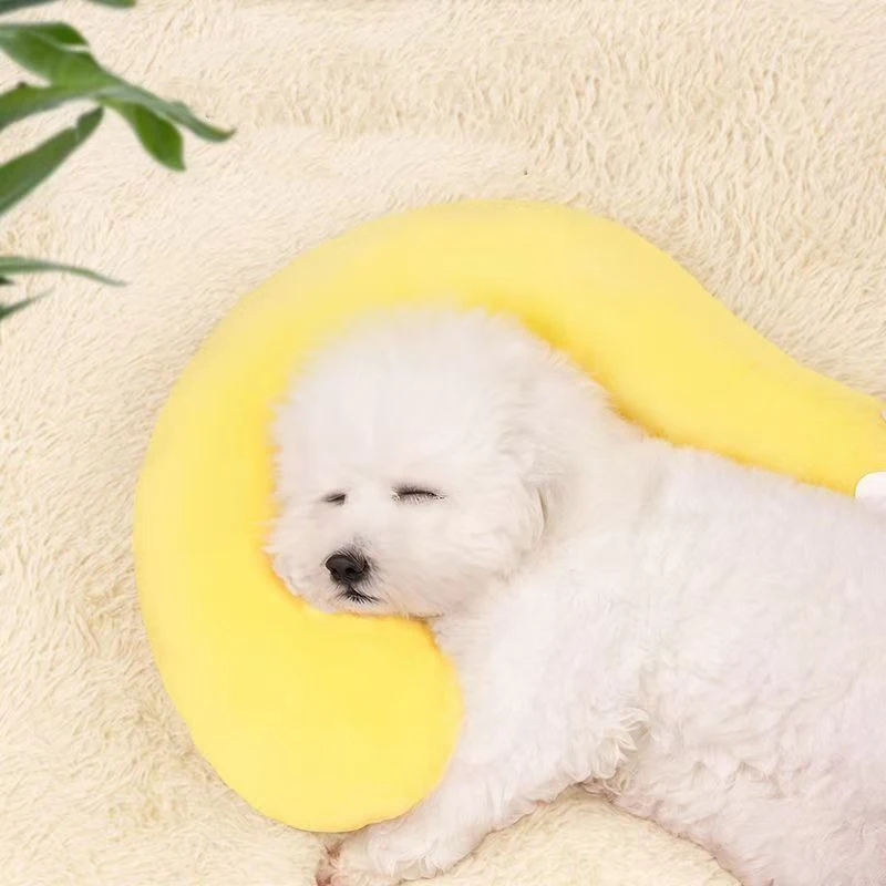 Almohada para mascotas para perros y gatos, juguete de peluche para dormir para perros pequeños y medianos, cojín de cama suave con forma de signo de interrogación, suministros para mascotas - imagen 2