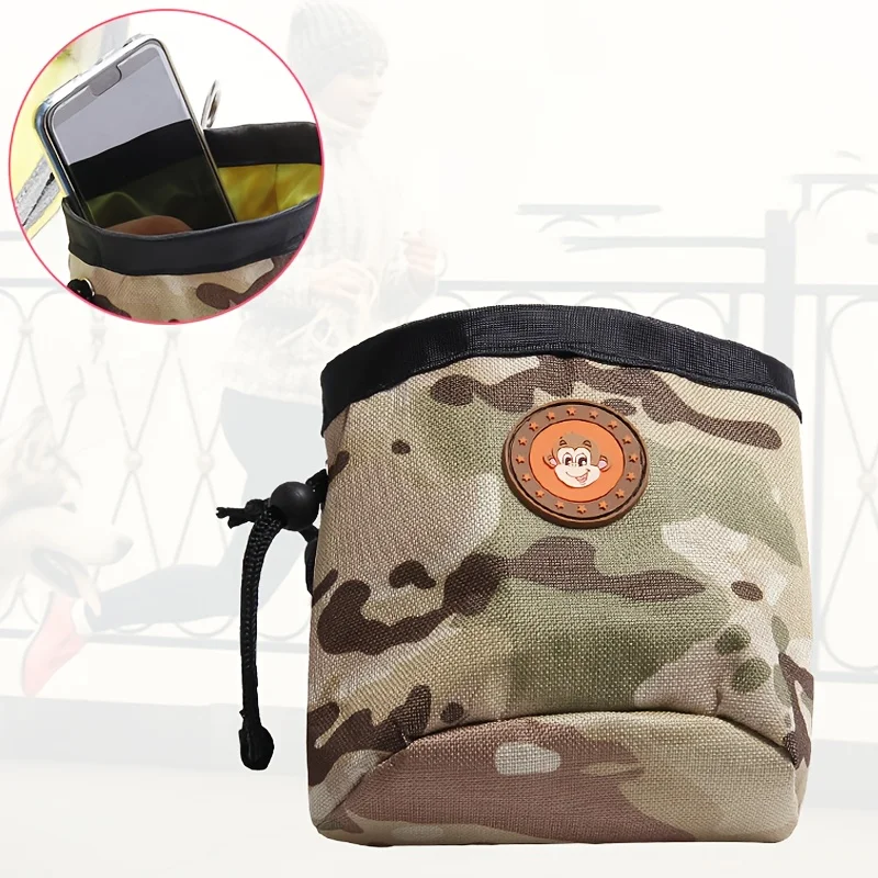 Riñonera portátil para entrenamiento de perros y mascotas, bolsas de recompensa para cachorros de gran capacidad, bolsa de almacenamiento de alimentos al aire libre, riñonera para aperitivos - imagen 5