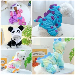 Mono disfraz dinosaurio para perro cachorro – Felpa suave invierno