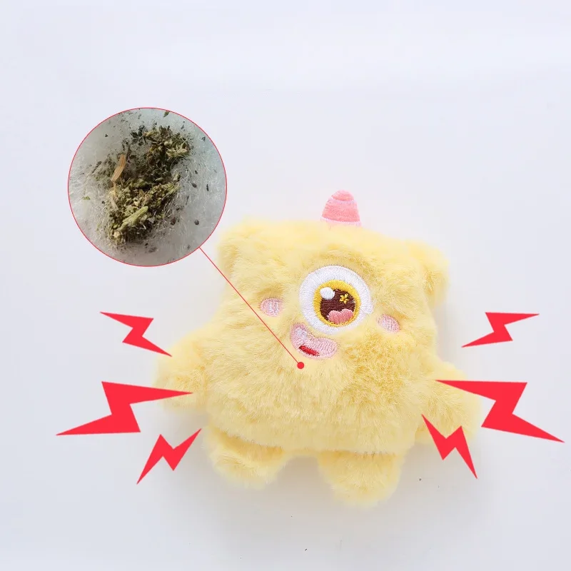 Juguetes interactivos para mascotas, suministros para gatos, Sprites de ojos grandes, cuatro colores disponibles, incluye menta, autopromoción - imagen 5