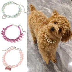 Collar con piedras para perros pequeños y gatos – Elegante con brillos
