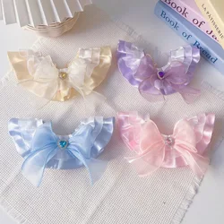 Collar de encaje floral para gatos y perros - accesorio elegante