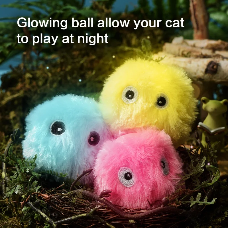Pelota eléctrica interactiva para gatos con hierba gatera - imagen 5