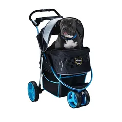 Carro plegable para perros y gatos – cochecito de mascotas