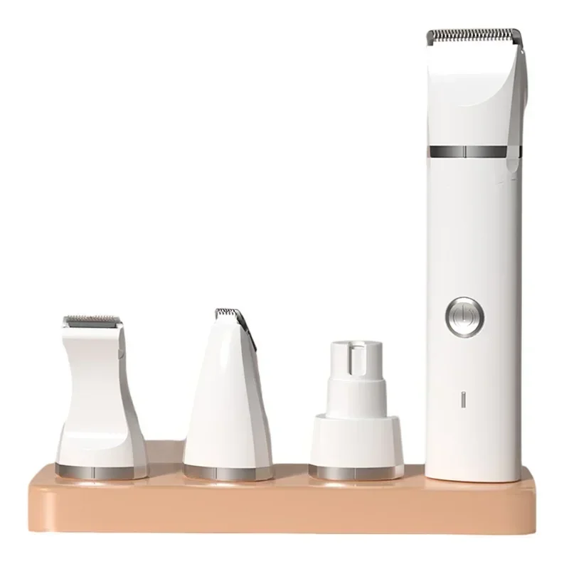 Cortadora de perros 2 en 1, Afeitadora eléctrica de pelo 4 en 1 para mascotas con amoladora de uñas para gatos, herramientas de aseo para corte de pelo de perro, cortador de garras para mascotas