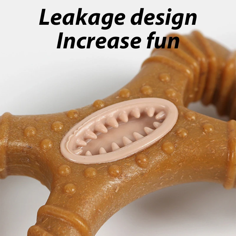 Juguetes para masticar al azar para perros, palo de limpieza de dientes molares, interesante, lindo, forma de hueso, mordedura duradera, cachorro, juguete interactivo, suministros para mascotas, 1pc - imagen 3