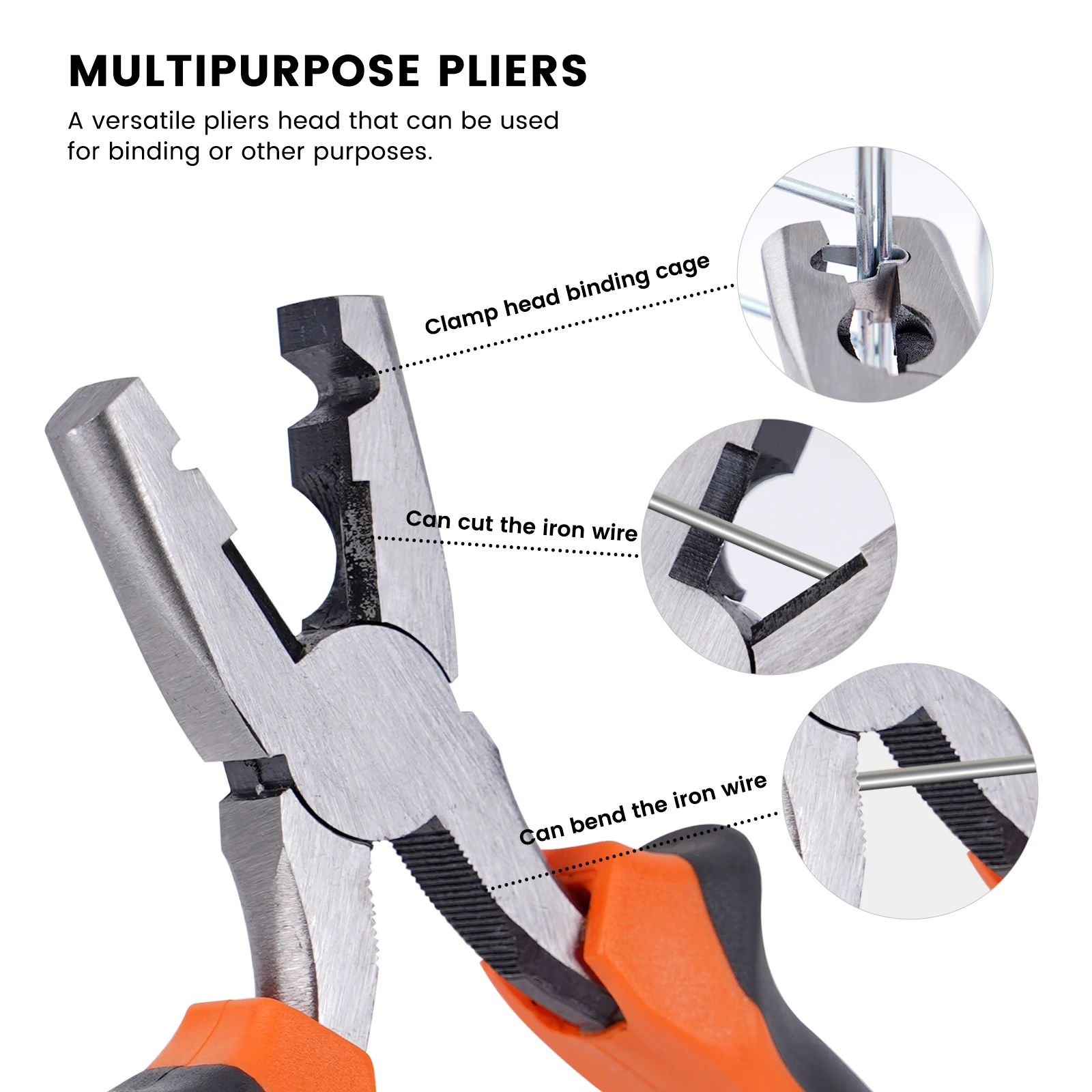 Pet Cage Installation Pliers Nails Chicken Quail Bird Rabbit Animal Cage Repair Clamp P Bayonet Nail Poultry cage accessories - imagen 5