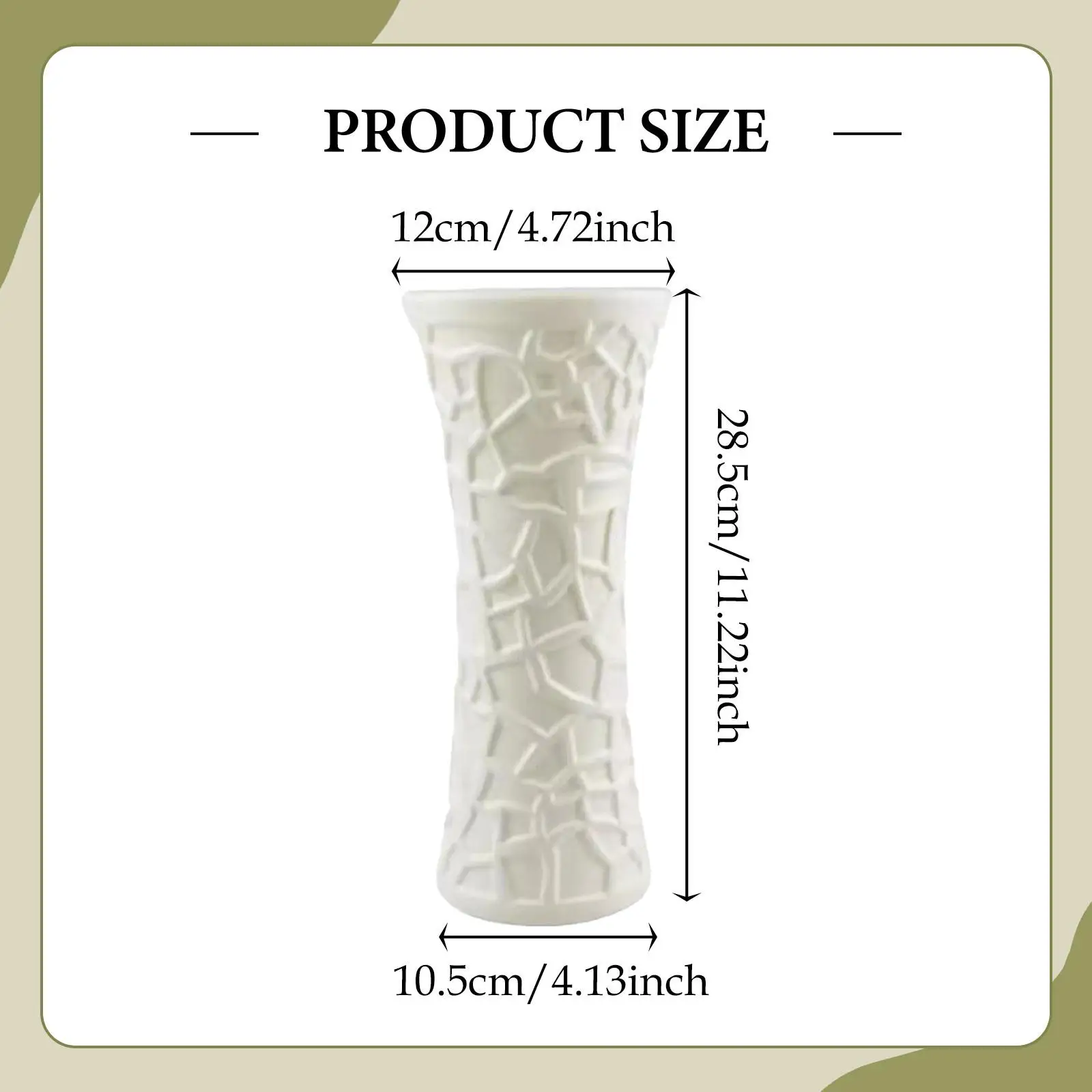 Flower Vase Desktop Ornament Modern Minimalist Table Centerpiece Floral