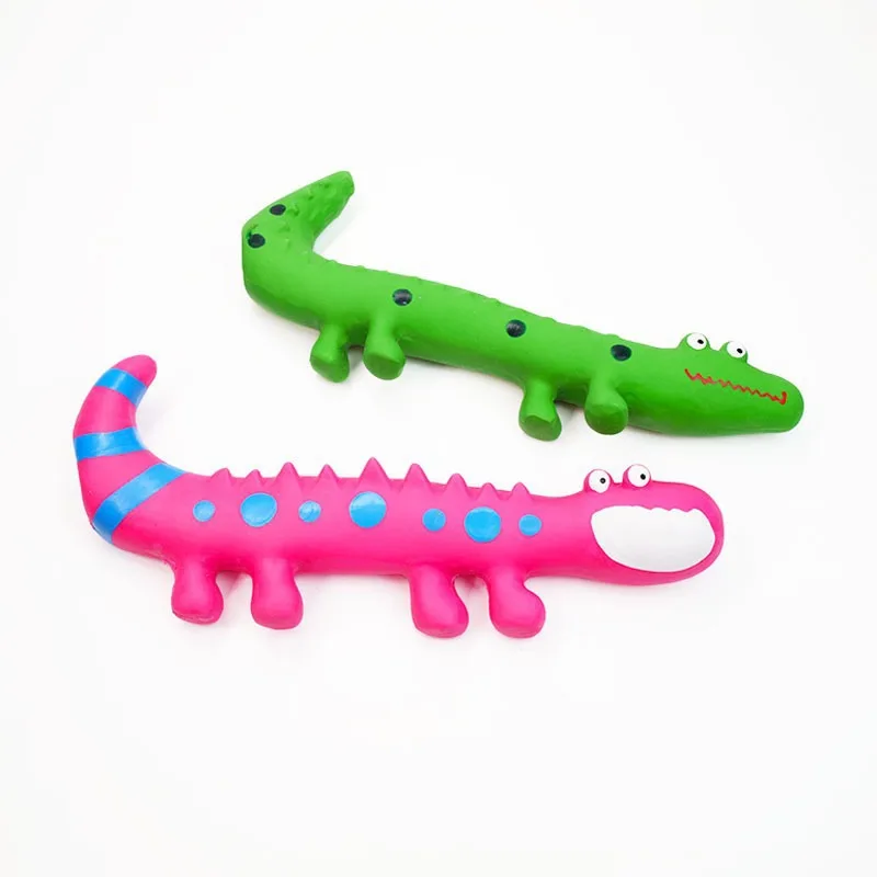 Juguete látex con forma de camaleón para perro resistente a mordidas - imagen 4