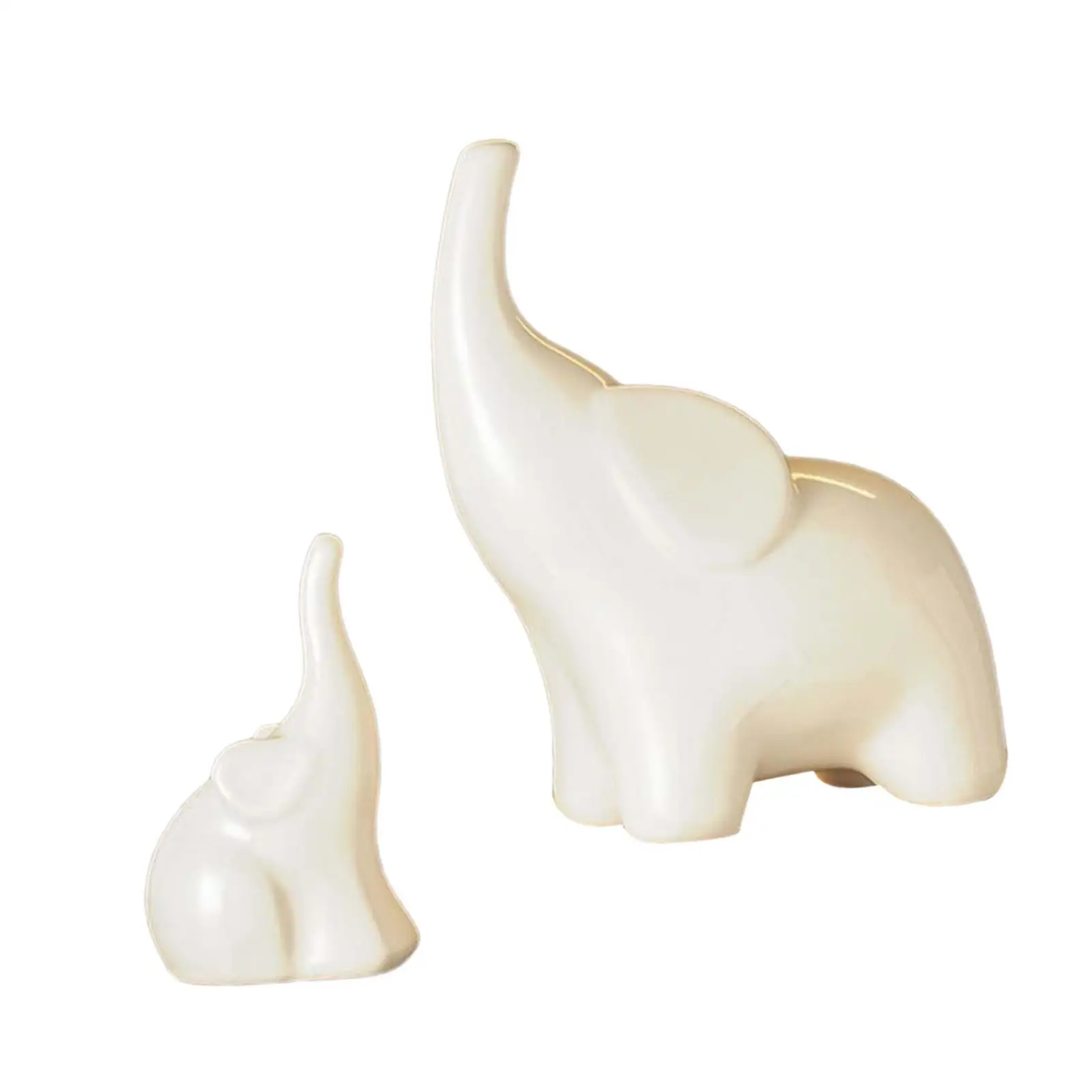 2 Pieces Elephant Sculptures Collectible Animal Statues Desktop Decorations for TV Cabinet Entryway Living Room Table Office 2 Pieces Elephant Sculptures Collectible Animal Statues Desktop Decorations for TV Cabinet Entryway Living Room Table Office