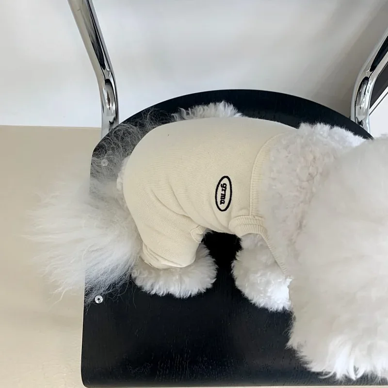 Pantalones bonitos de cuatro patas para cachorros de verano, osos de peluche, pantalones con tirantes de Pomerania, ropa para perros pequeños, ropa fresca de verano para perros pequeños - imagen 2