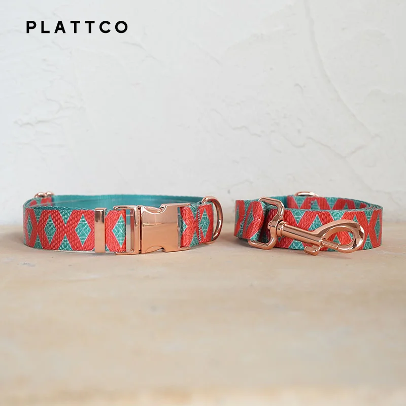 Dog Collar Leash Set