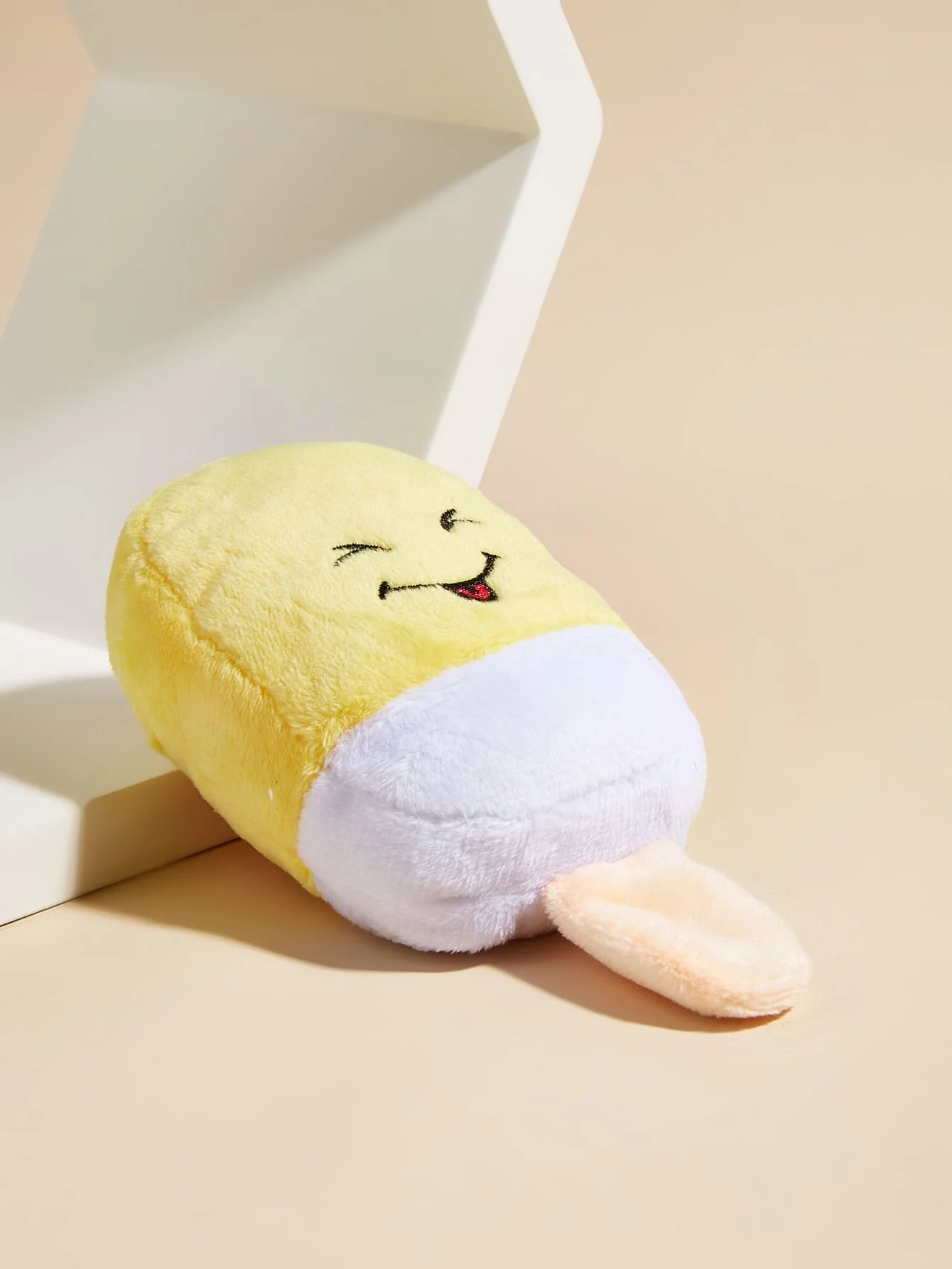 Juguete interactivo para gatos y perros – Peluche helado sonriente - imagen 4