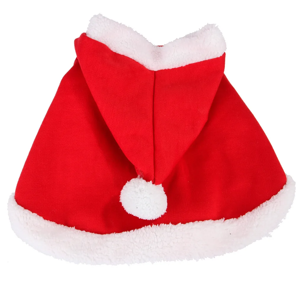 Disfraz de gato, disfraz de Papá Noel, divertido disfraz transformado para gato/perro, capa navideña para mascotas, ropa, bufanda roja, capa, accesorios de decoración - imagen 5