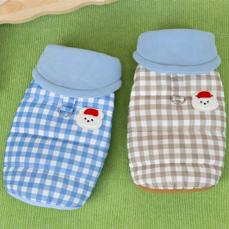 Abrigo invierno cuello alto para perros y gatos - imagen 2