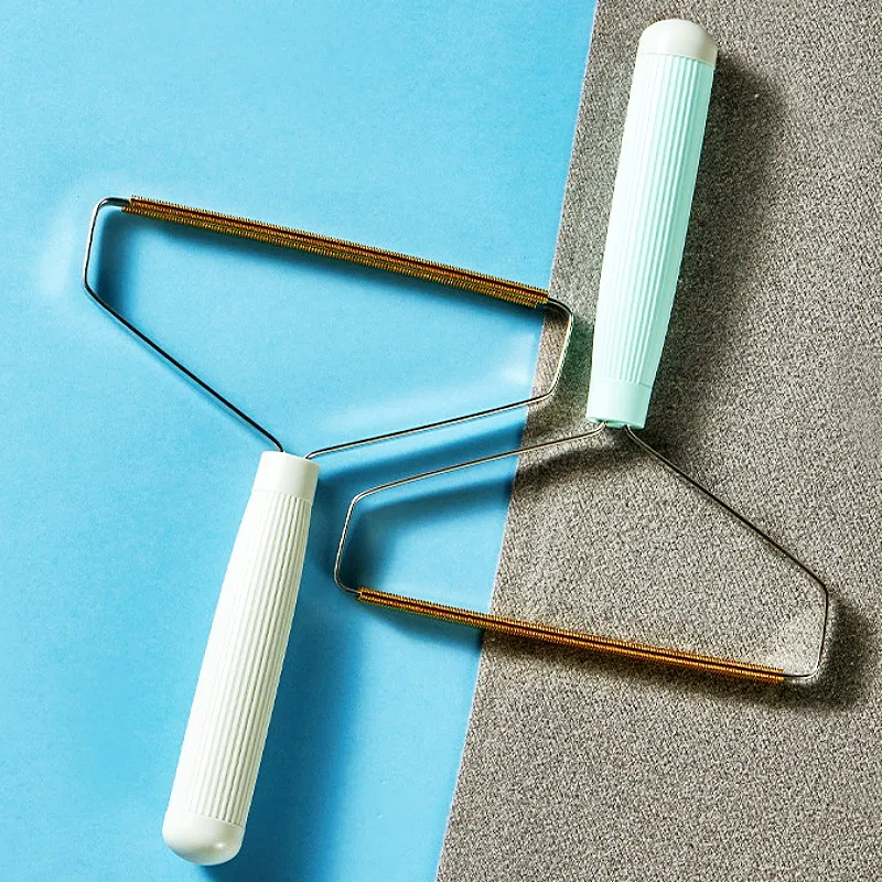 Cepillo removedor de pelo de mascotas, mango cómodo, peine de acero inoxidable para el cuidado de mascotas, recogedor de pelo de perros, cepillos de afeitadora - imagen 3