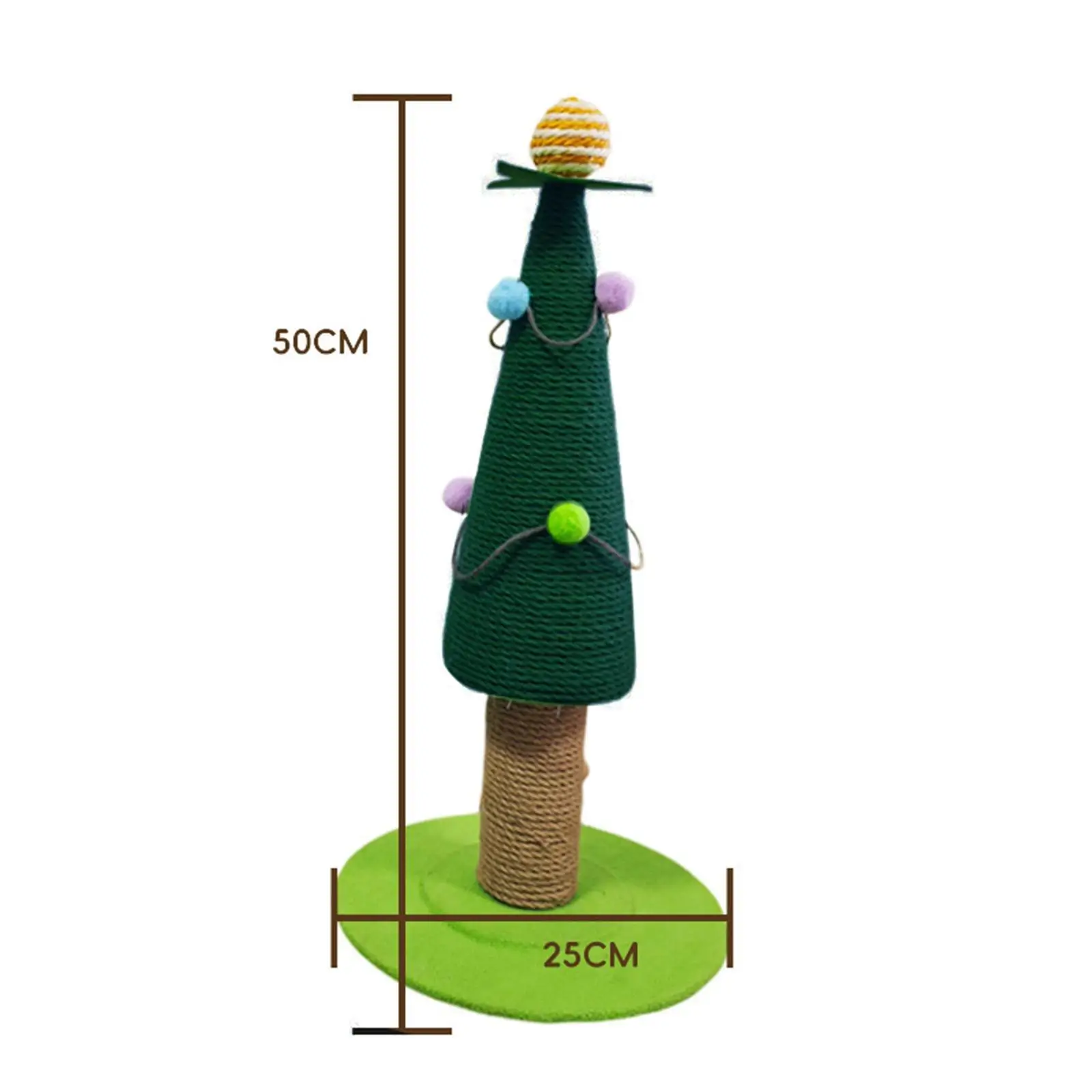 Cat Scratching Posts Christmas Tree Ornament for Indoor Cats Cat Scratch Post