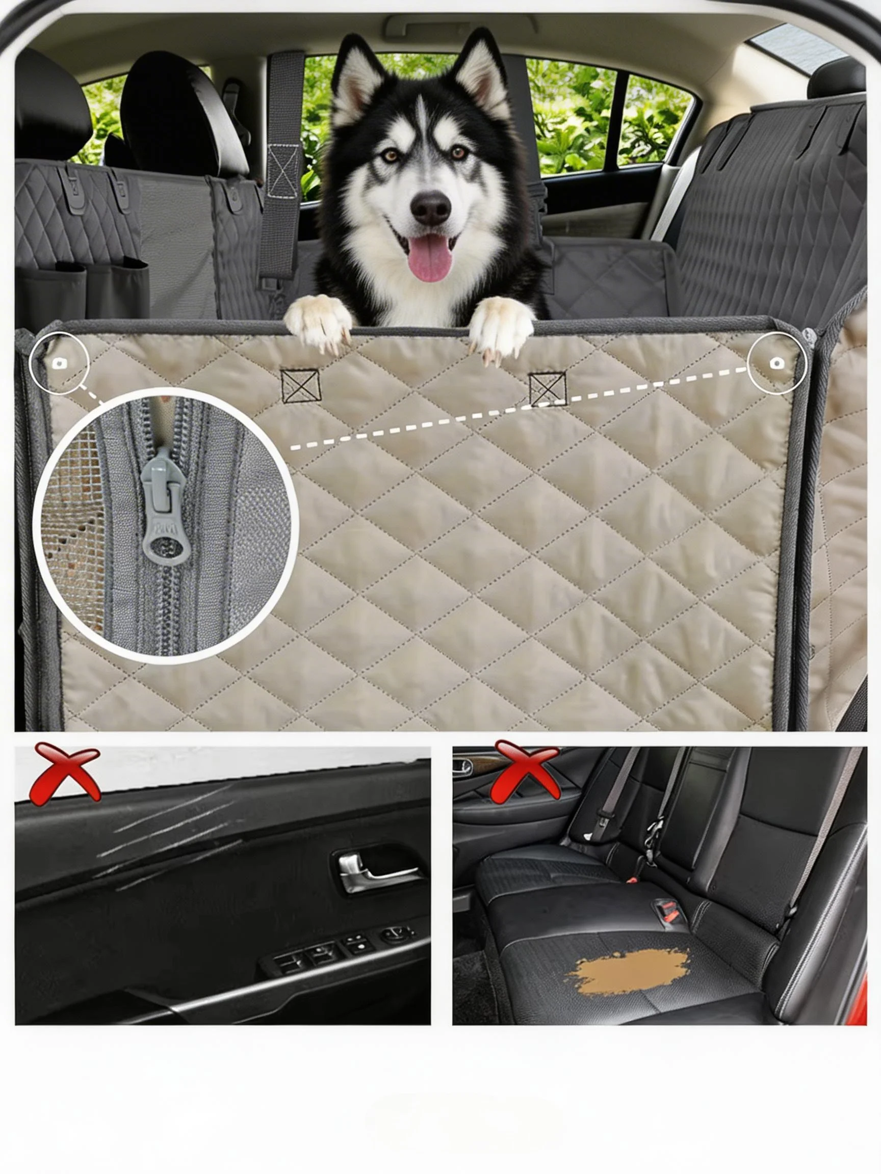 Cama ortopédica para perros con espuma viscoelástica – confort - imagen 3