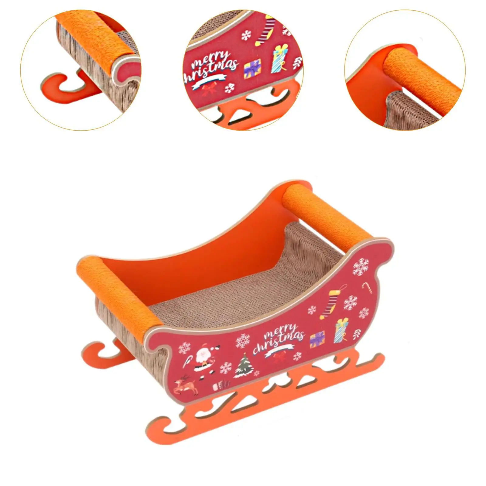 Cat Scratcher Bed Kitten Scratcher Board Pad Resting Cat Scratching Mat Pet Furniture for Pet Birthday Small Medium Large Cat