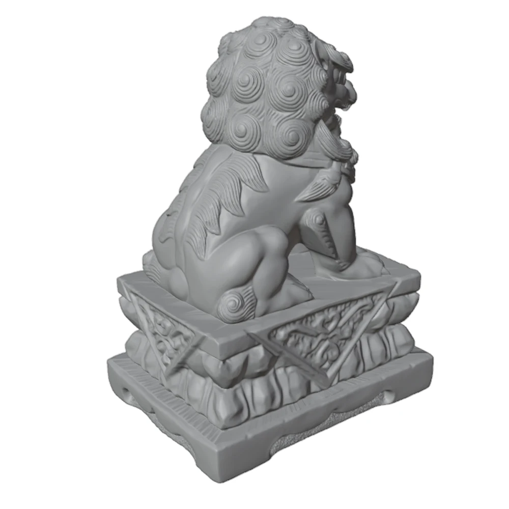 Figura de resina sin colorear para juegos de mesa gatos y perros - imagen 5