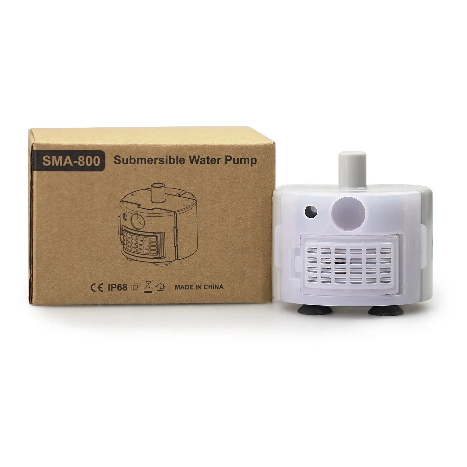 Bomba sumergible de fuente de agua para gatos de bajo ruido SMA-800 con interfaz USB 5V/1A DC accesorio de fuente de alimentación para gatos domésticos