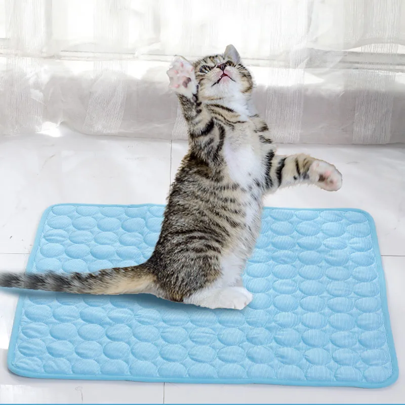 Estera de cama para perros, manta de cama refrescante duradera y fría de verano, sofá, almohadilla de hielo para perros y gatos, accesorios para mascotas, asiento de coche para perros, colchón para dormir - imagen 5