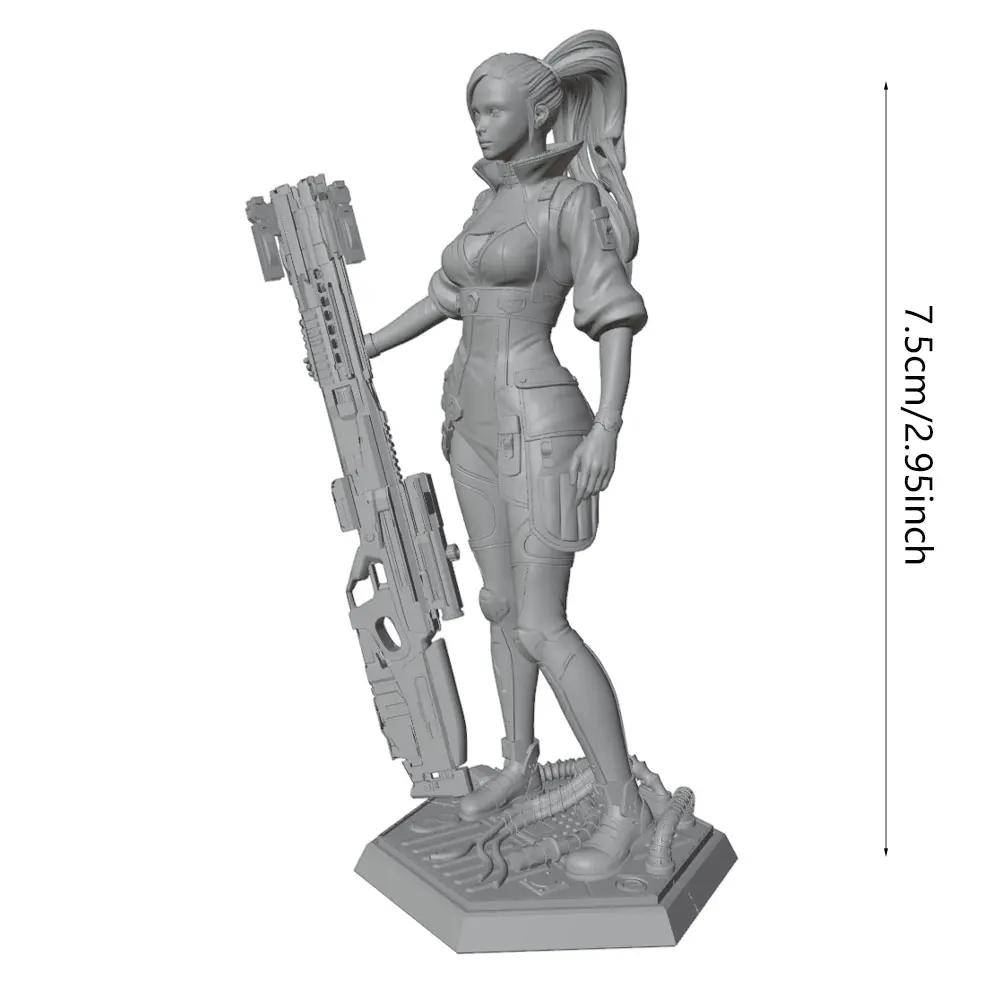 Figura miniatura guerrera mecánica pintable para gatos y perros - imagen 2