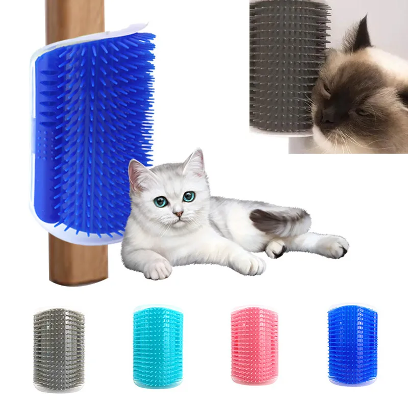 Peine cepillo para mascotas, juguete para gatos más suave, peine de masaje con hierba gatera, rascador facial para gatitos, cachorros y gatos, accesorios - imagen 3
