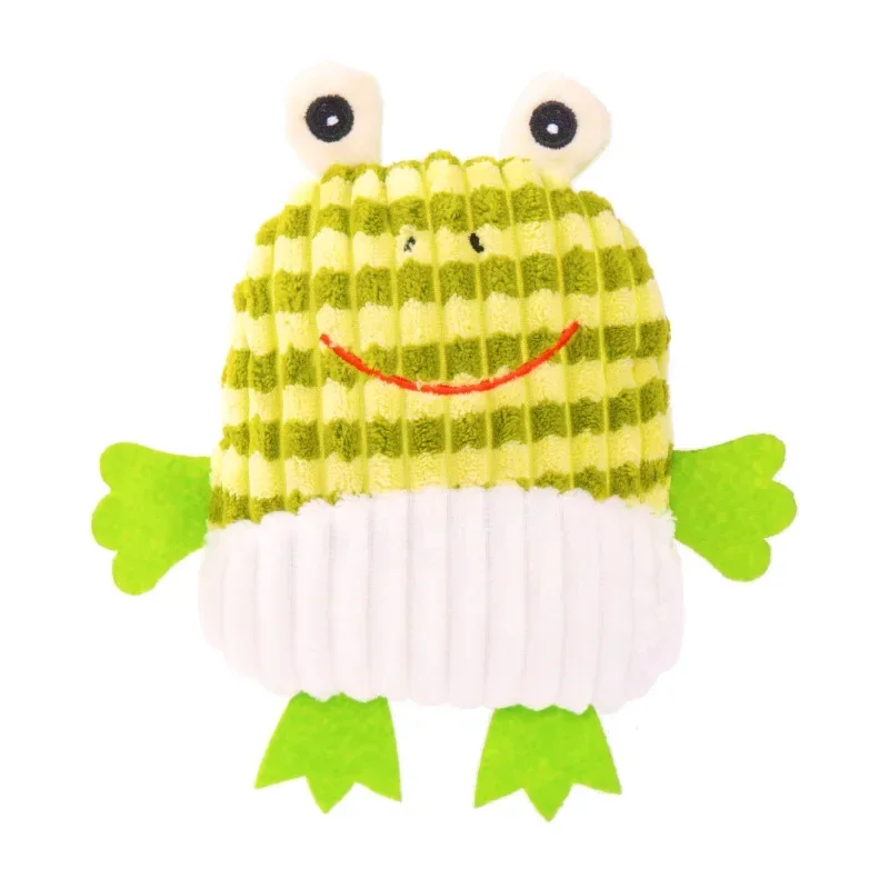 Juguetes de la serie de estilo de dibujos animados para mascotas, cangrejo, Rana, burro, resistente a mordeduras, autopedición, voz calmante, juguetes para perros, productos de felpa - imagen 5