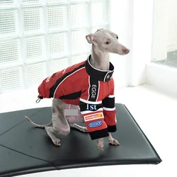 Chaleco bordado para galgos Whippet – Abrigo cálido de invierno