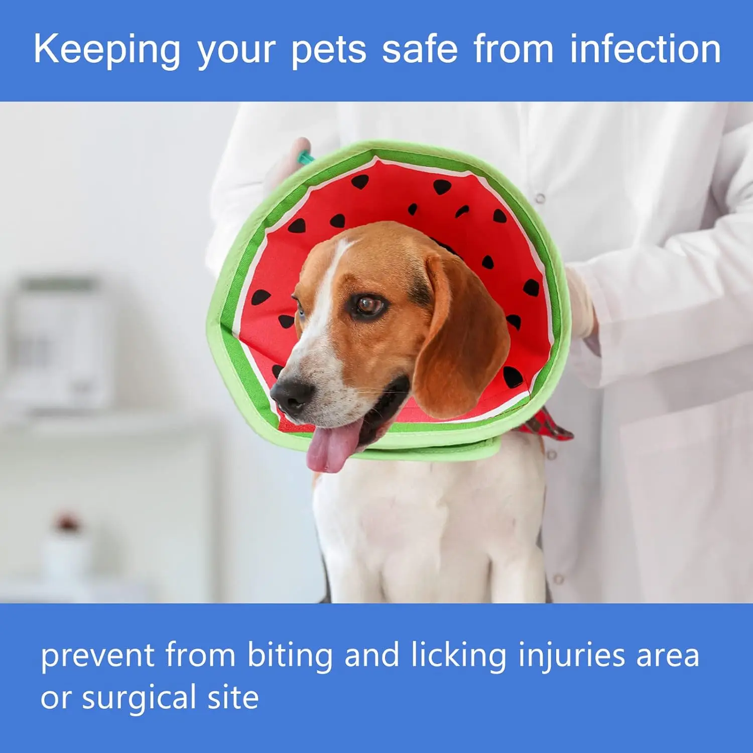 Collar isabelino ligero para perro, conos suaves ajustables para perros pequeños y medianos, gatos para recuperación después de la cirugía, dejar de lamer - imagen 4