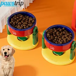 Cuenco elevado antideslizante para cachorros y gatos – ajustable