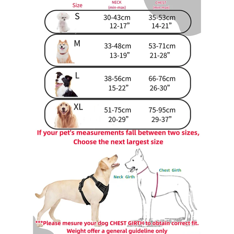 Chaleco con correa para perro, pecho de nailon para mascotas, suministros para mascotas, accesorios de viaje, diseño reflectante, correas portátiles, correa trasera para el pecho para mascotas - imagen 5