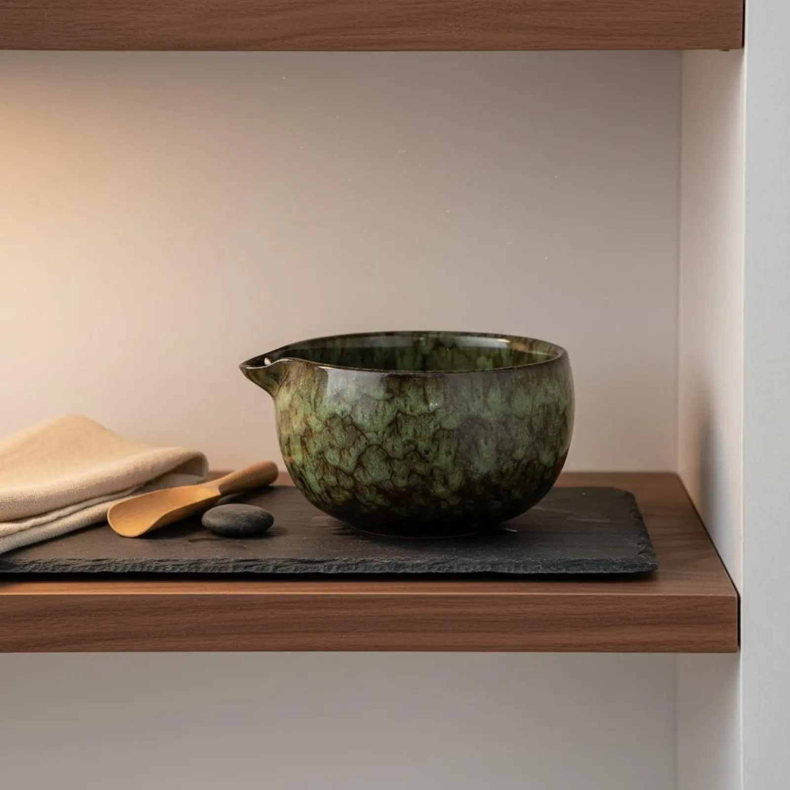 Cuenco cerámica artesanal estilo Song para té matcha – 250ml - imagen 5