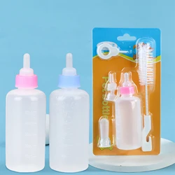 Juego biberón silicona para alimentar perros y gatos práctico