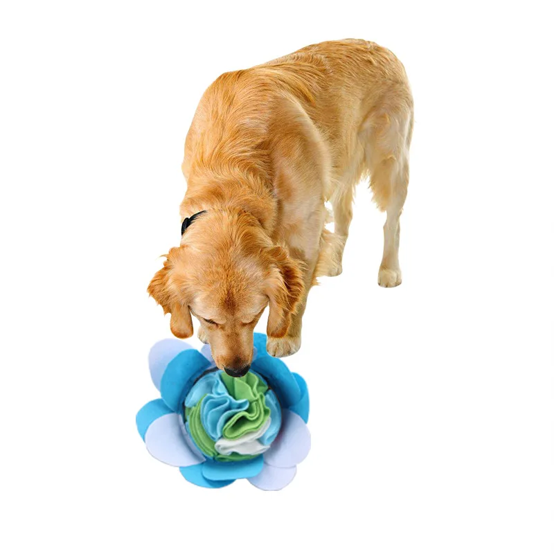 Almohadilla para olfatear mascotas, flores de colores con ventosas, entrenamiento para perros y mascotas, utensilios de juego para olfatear, suministros simples de cuencos con olor a comida lenta
