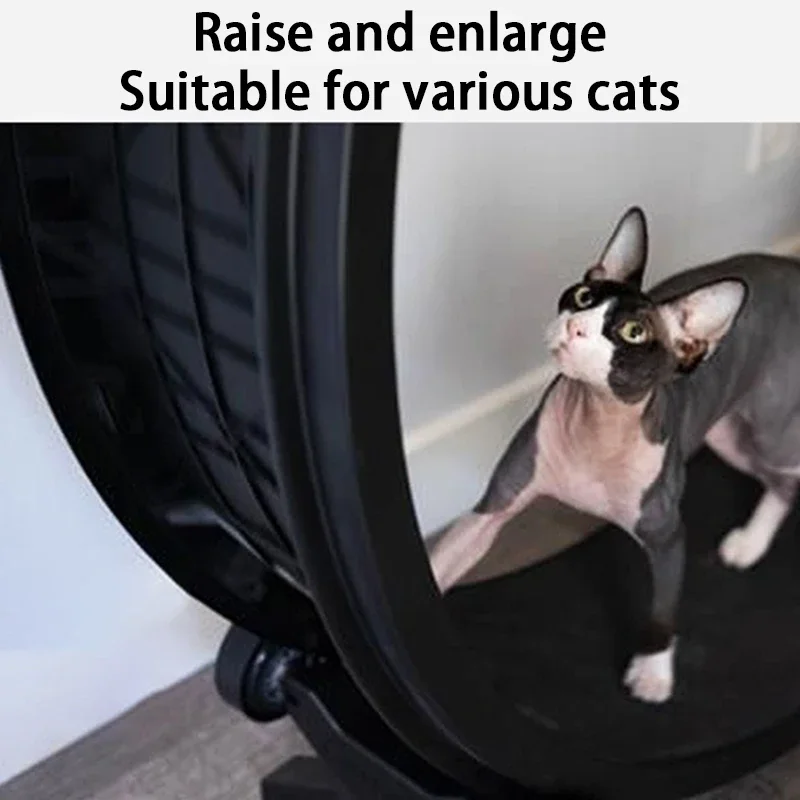 Cinta de correr silenciosa para gatos, rueda multifunción, rodillo silencioso, juguetes deportivos para gatos, suministros para mascotas - imagen 2