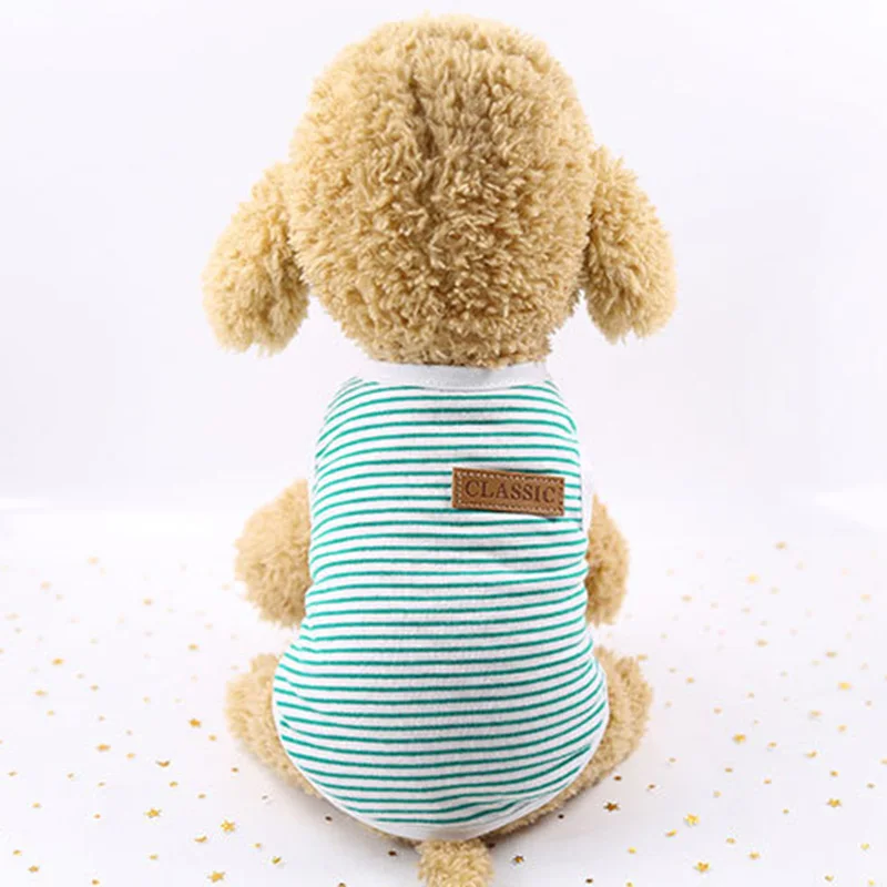 Lindo chaleco de gato a rayas camisa Ropa clásica Para mascotas Para gatos Ropa Para Gato Katten Kleding Kedi Giyim Ropa para gatos para mascotas traje - imagen 2