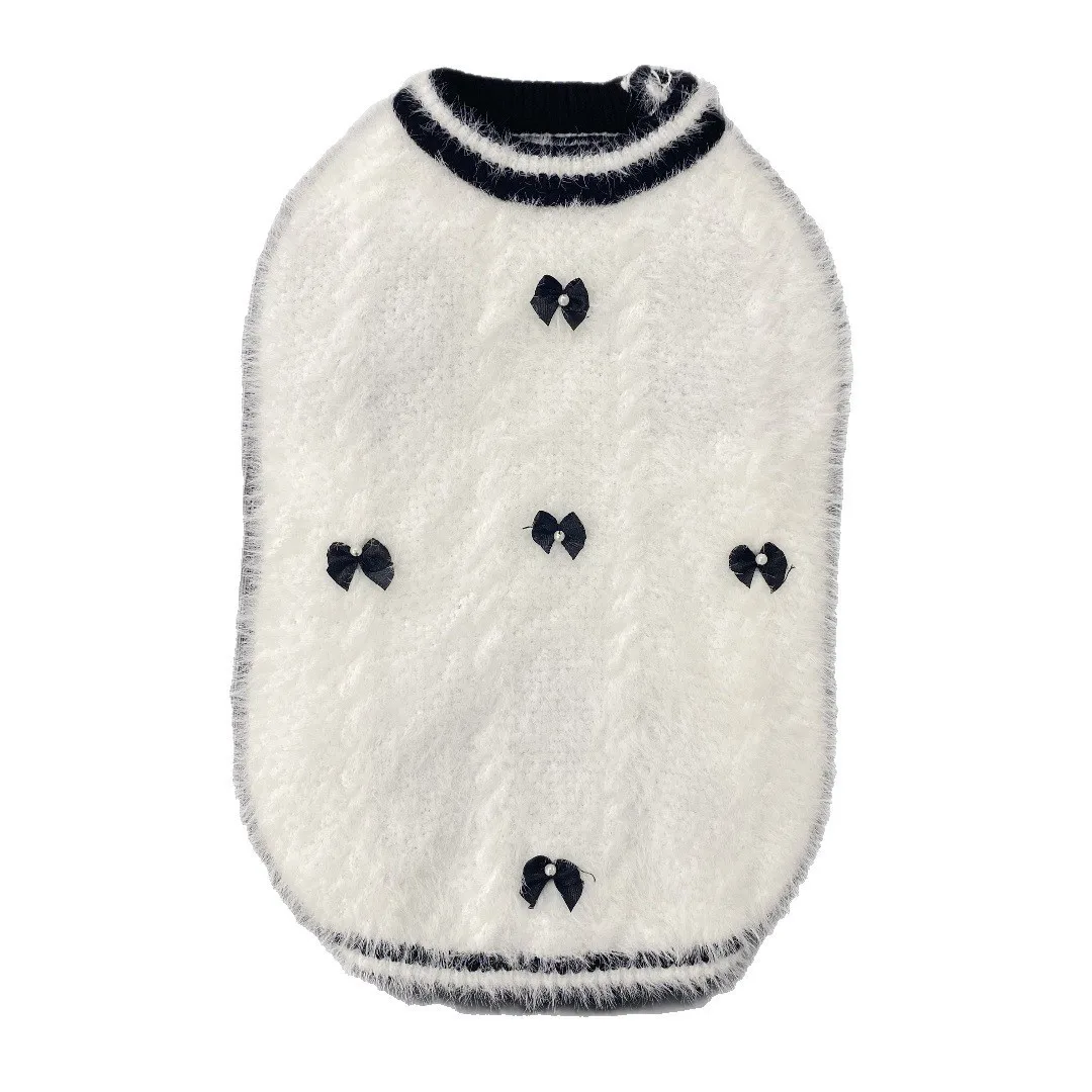 Suéter de punto para otoño/invierno para mascotas, camiseta sin mangas para perros Marzis, Yorkshire, gato, ropa para cachorros, ropa para perros pequeños - imagen 5