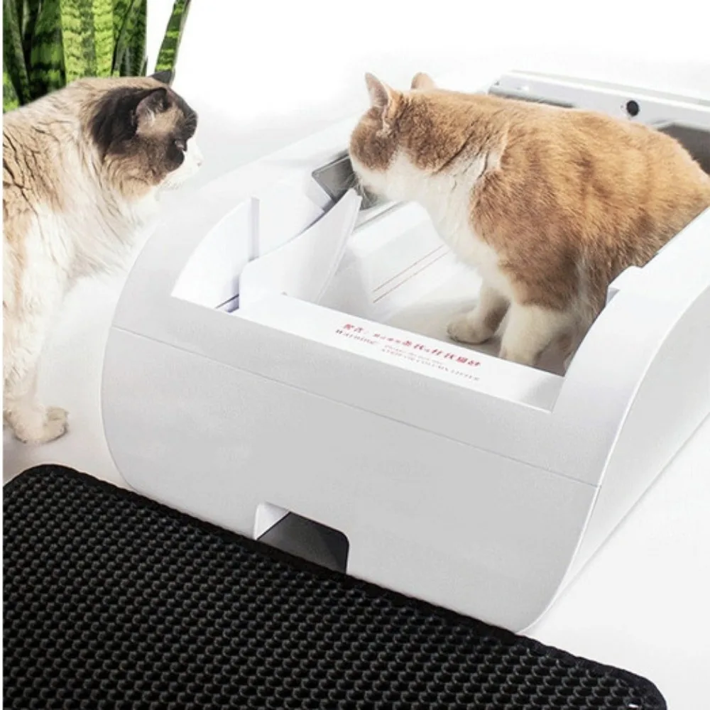 Caja de arena para gatos autolimpiable, inodoro de gran tamaño, bandeja automática inteligente para gatos, cajas de arena para pisos y accesorios para el hogar, productos para mascotas - imagen 5