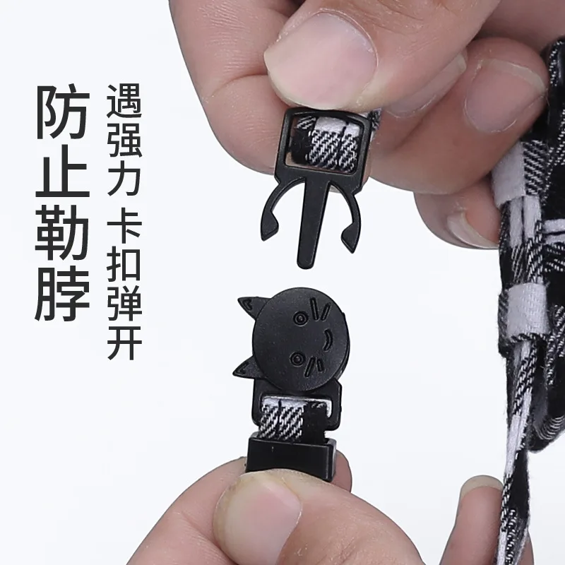 Collares para mascotas Collar para gatos con lazo Insertar Hebilla Collar para gatos con campana - imagen 4