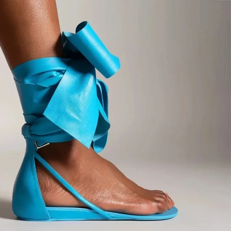 Sandalias planas terciopelo perros pequeños – Transpirables con lazo - imagen 2