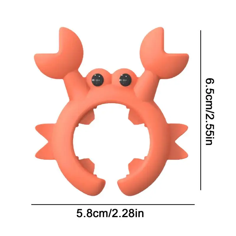 Soporte silicona cangrejo antidesbordamiento para gatos y perros - imagen 5