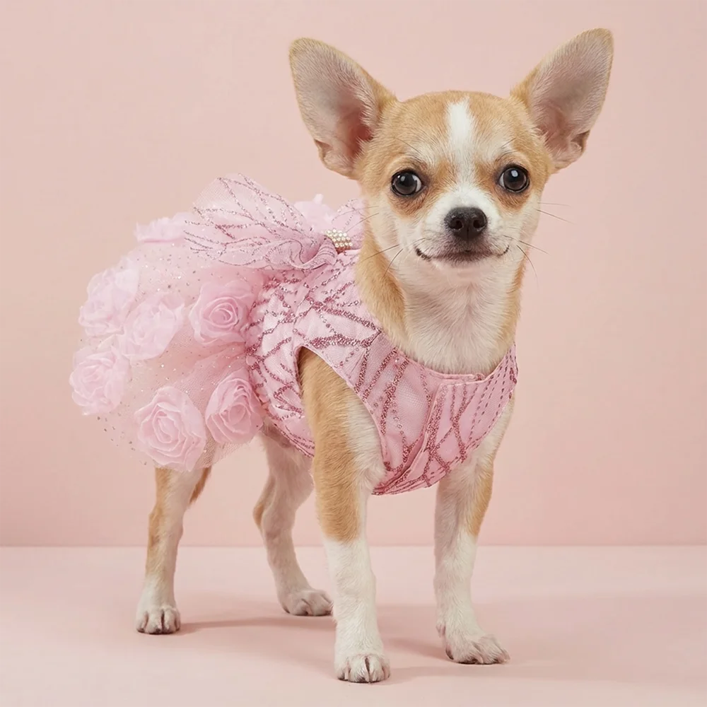Vestido de tul para perro pequeño - Princesa Chihuahua y Yorkie - imagen 2