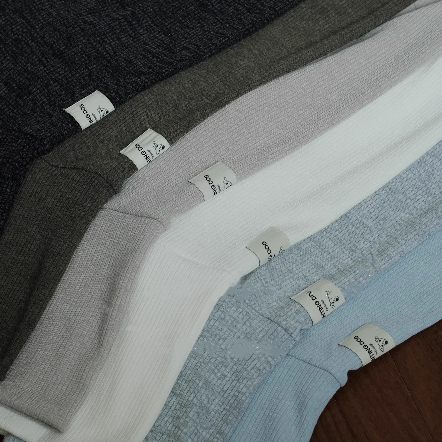 Ropa de primavera para Italia galgo otoño suave cuello alto algodón gris camiseta para Whippet invierno pijamas de manga larga para perros - imagen 5