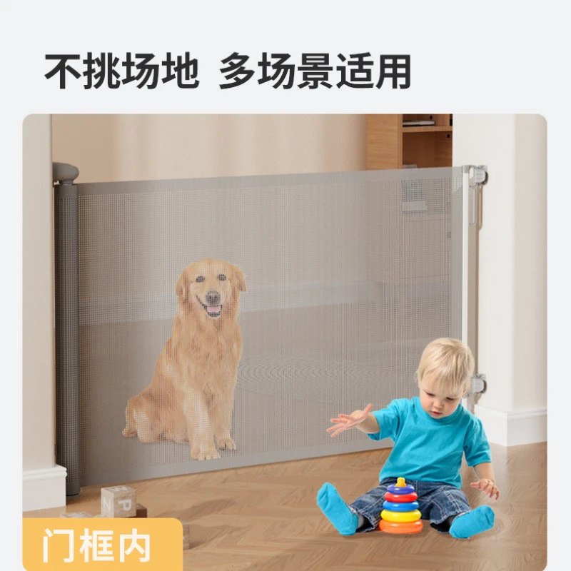 สินค้าใหม่ Telescopic ประตูรั้วในร่มบันไดไม่มีเจาะเด็กป้องกันรั้วรั้วสุนัขสัตว์เลี้ยง Playpen สุนัขอุปกรณ์ - imagen 2