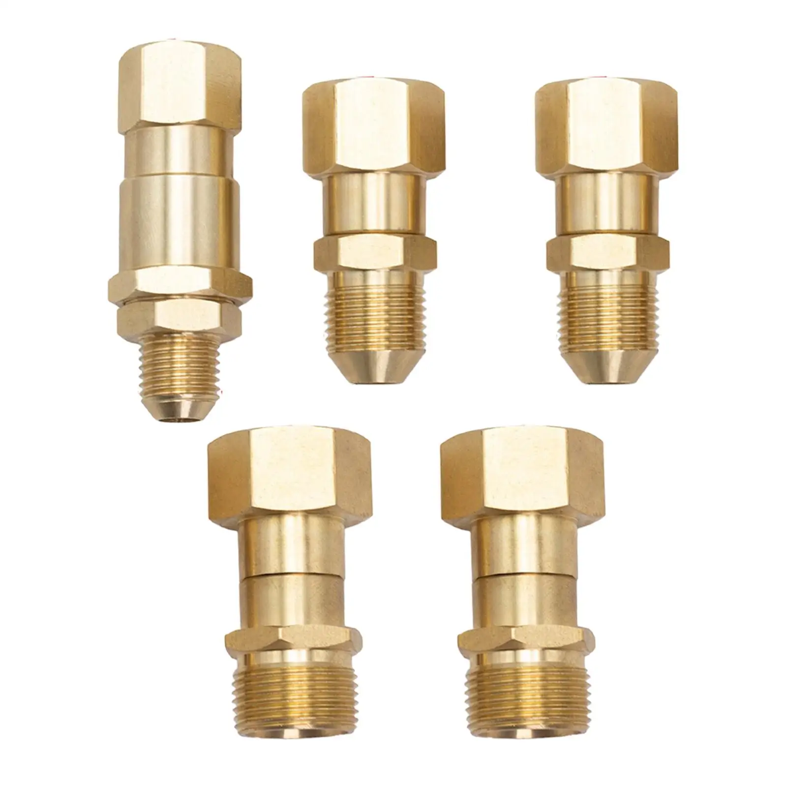 Pressure Washer Swivel Fitting Stainless Steel Kink Free,Quick Connect Kit,Washer Tube Adapter
