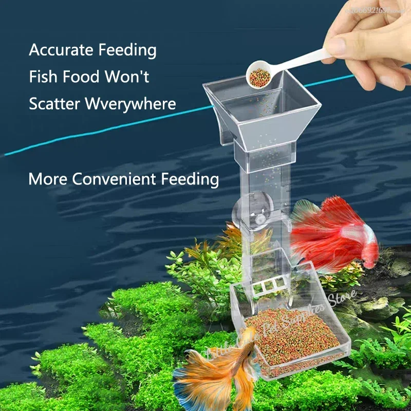 Tubo de alimentación de acuario acrílico, alimentador de precisión de camarones de cristal para pecera, bandeja de alimentación, anillo de alimentación, alimentadores de acuario - imagen 3