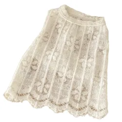 Conjunto falda floral princesa y top fino para perros pequeños y gatos