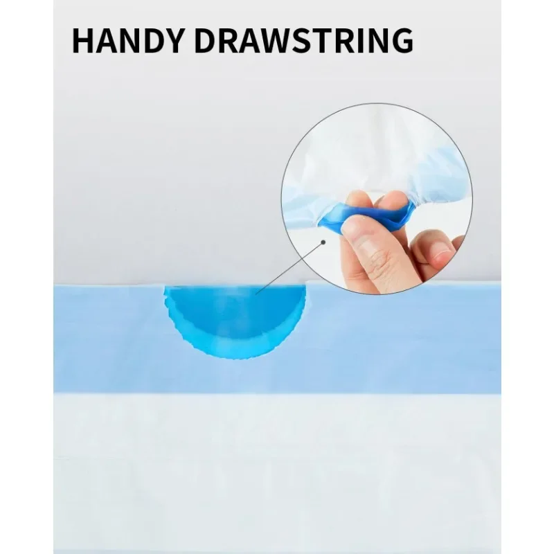 Bolsa de caca para Petkit, bandeja de inodoro para gatos autolimpiante automática, bolsas de 2 rodillos con asa, manos libres, sucia para caja de arena - imagen 4